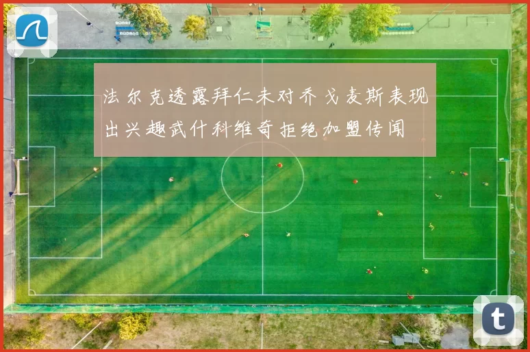 法尔克透露拜仁未对乔戈麦斯表现出兴趣武什科维奇拒绝加盟传闻